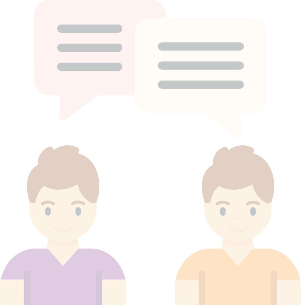 Conversation Vector Icon Design