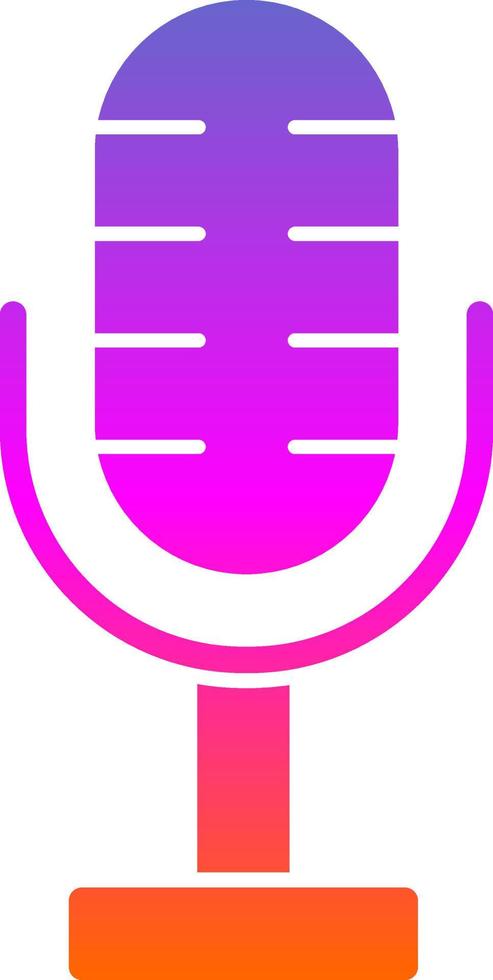 Microphone Vector Icon Design