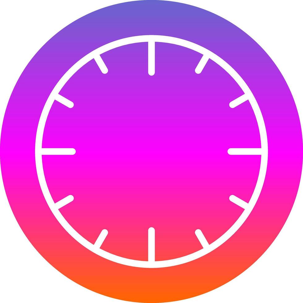 Wall Clock Vector Icon Design