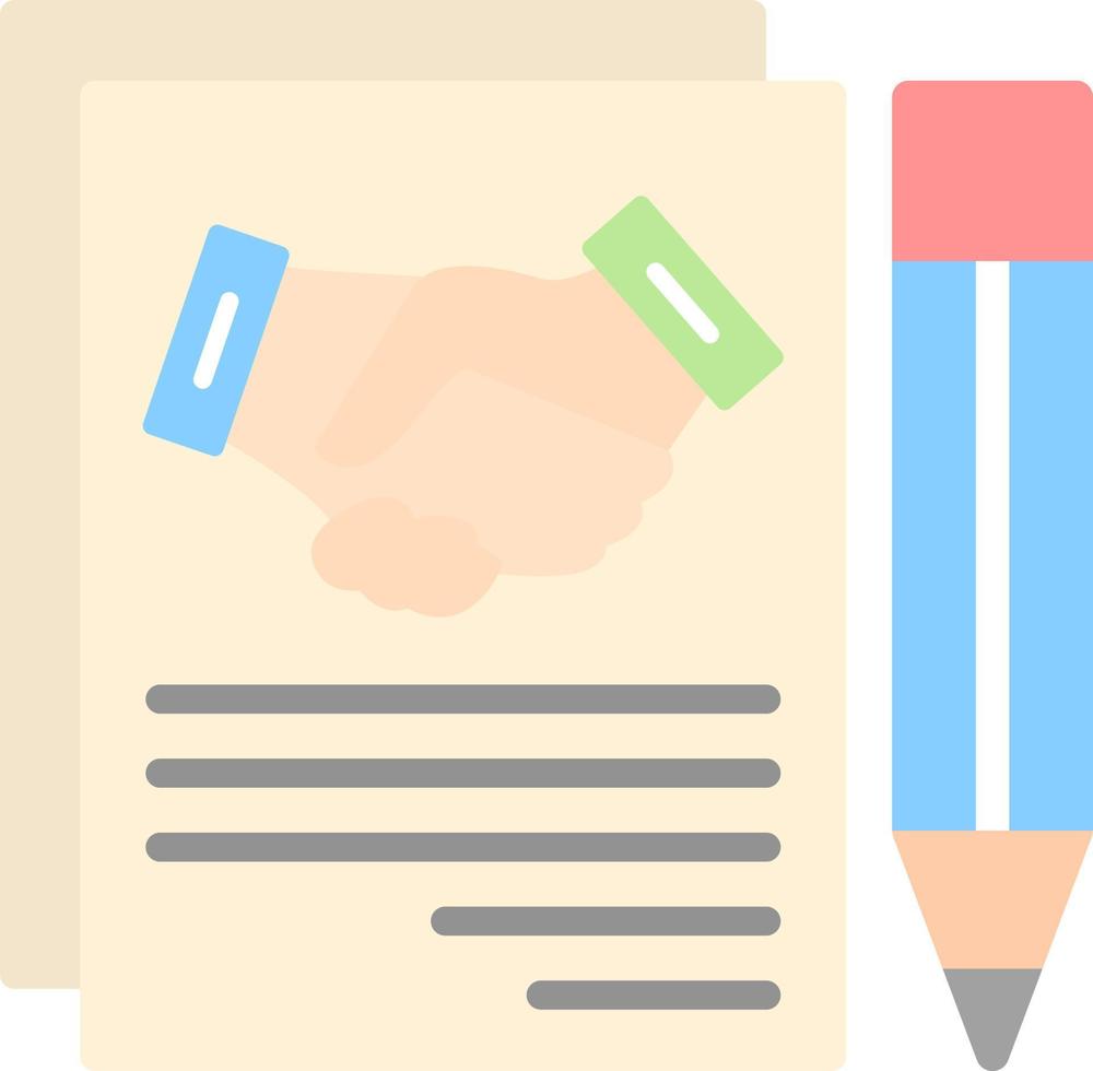 Agreement Vector Icon Design