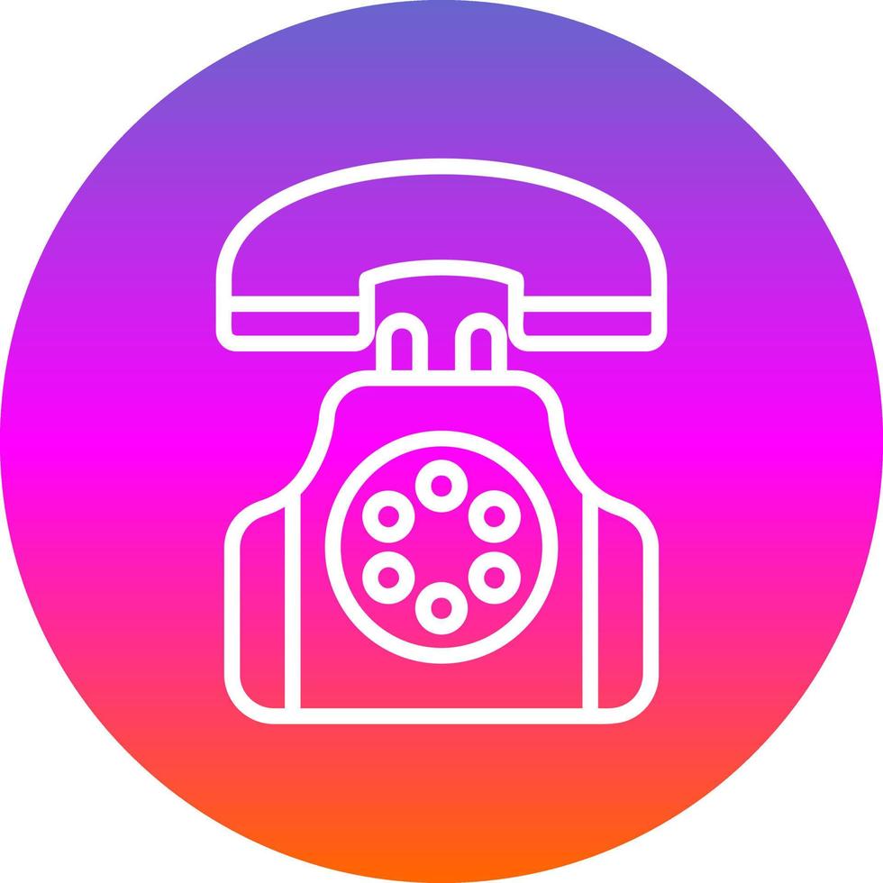 Telephone Vector Icon Design