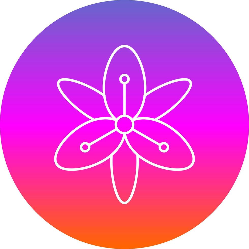 Tiger Lily Vector Icon Design