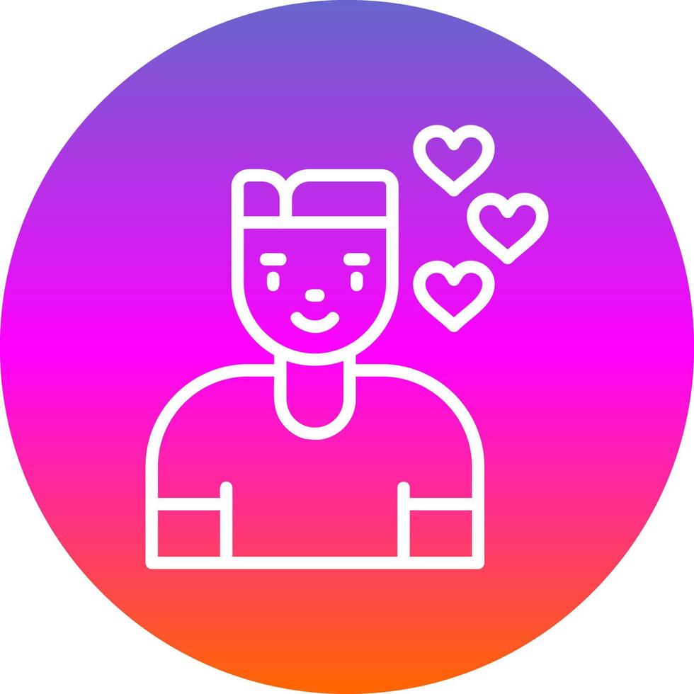 Boyfriend Vector Icon Design