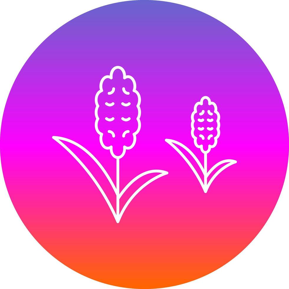 Hyacinth Vector Icon Design