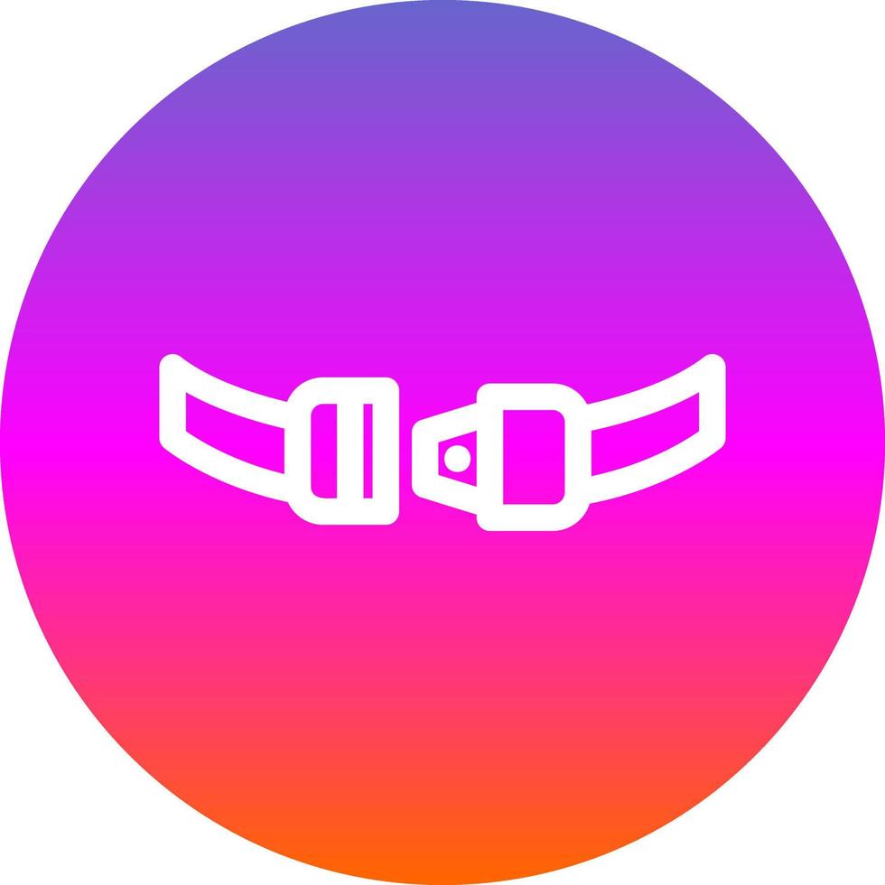 Safety Belt Vector Icon Design