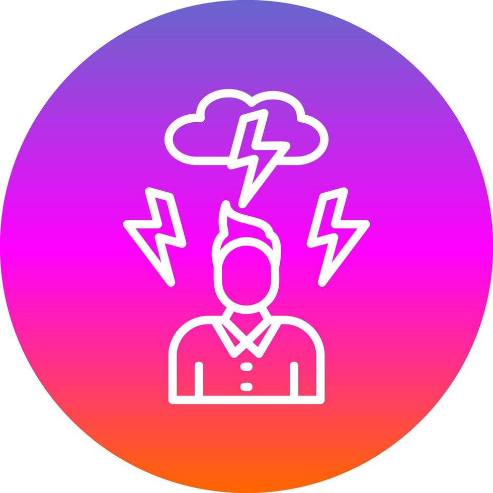 Stress Vector Icon Design