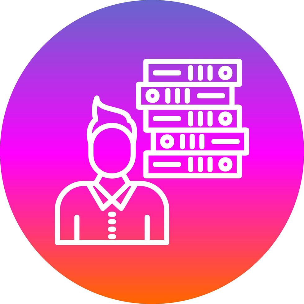 Burden Vector Icon Design