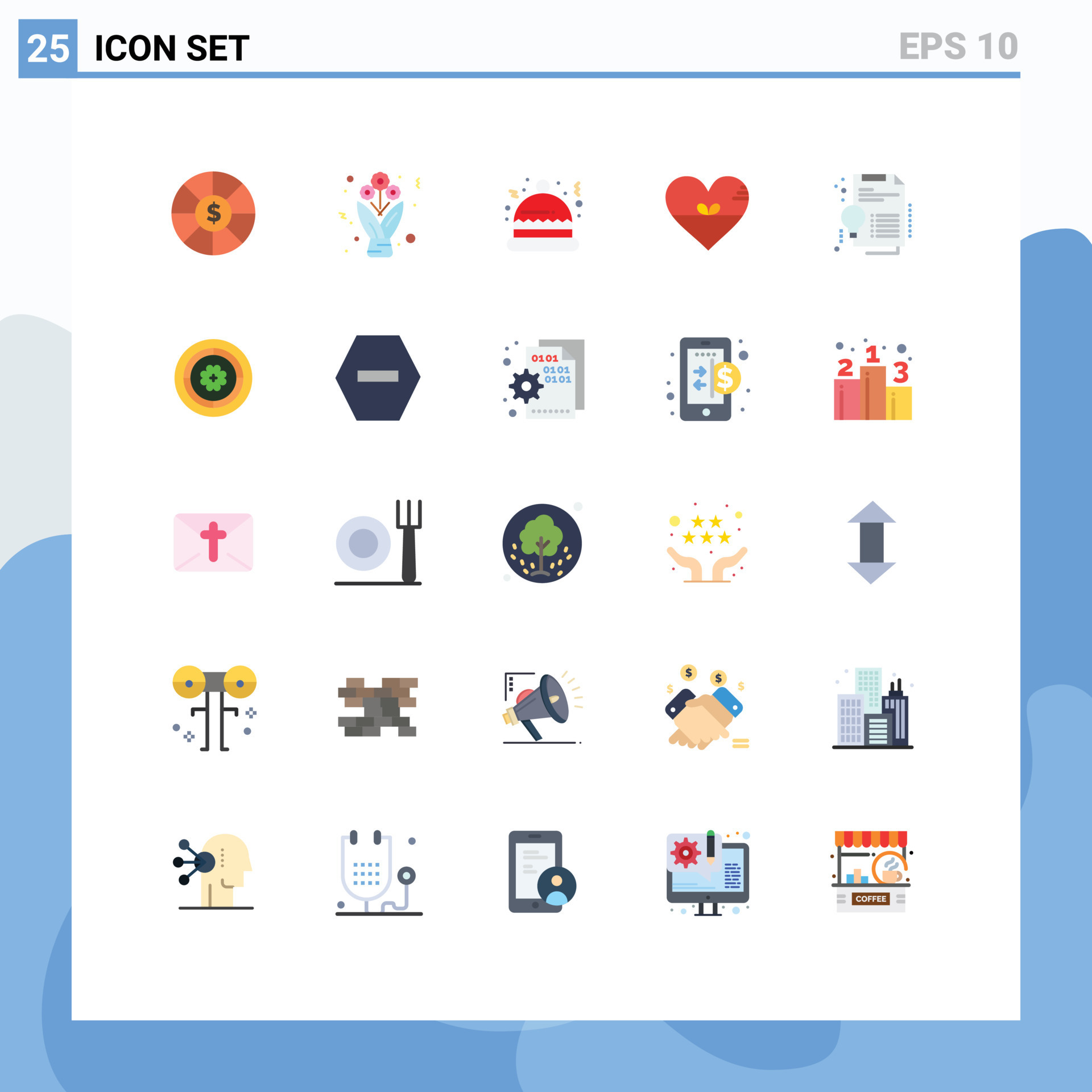 Stock Vector Icon Pack Of 25 Line Signs And Symbols For Invention stock-vector-icon-pack-of-25-line-signs-and-symbols-for-invention