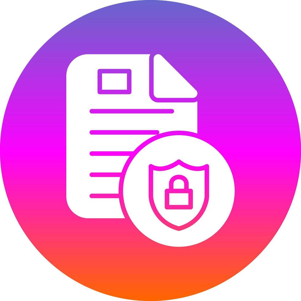 Privacy Policy Vector Icon Design