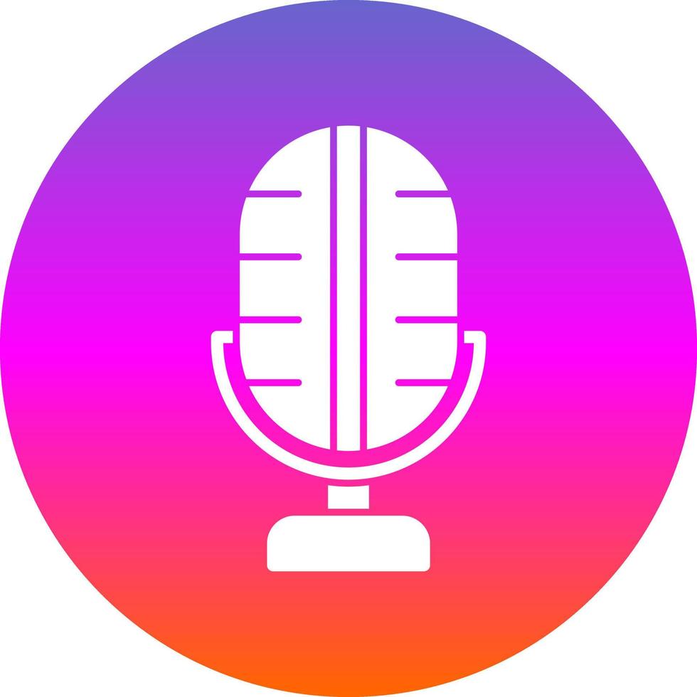 Mike Vector Icon Design