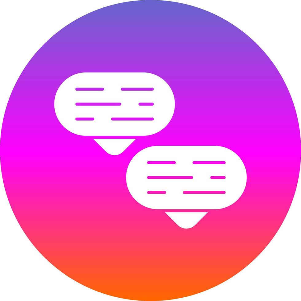 Chat Bubble Vector Icon Design