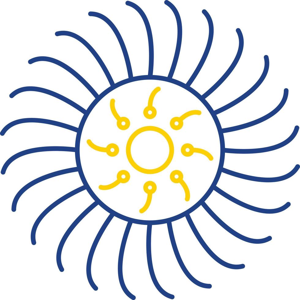 Anemone Vector Icon Design