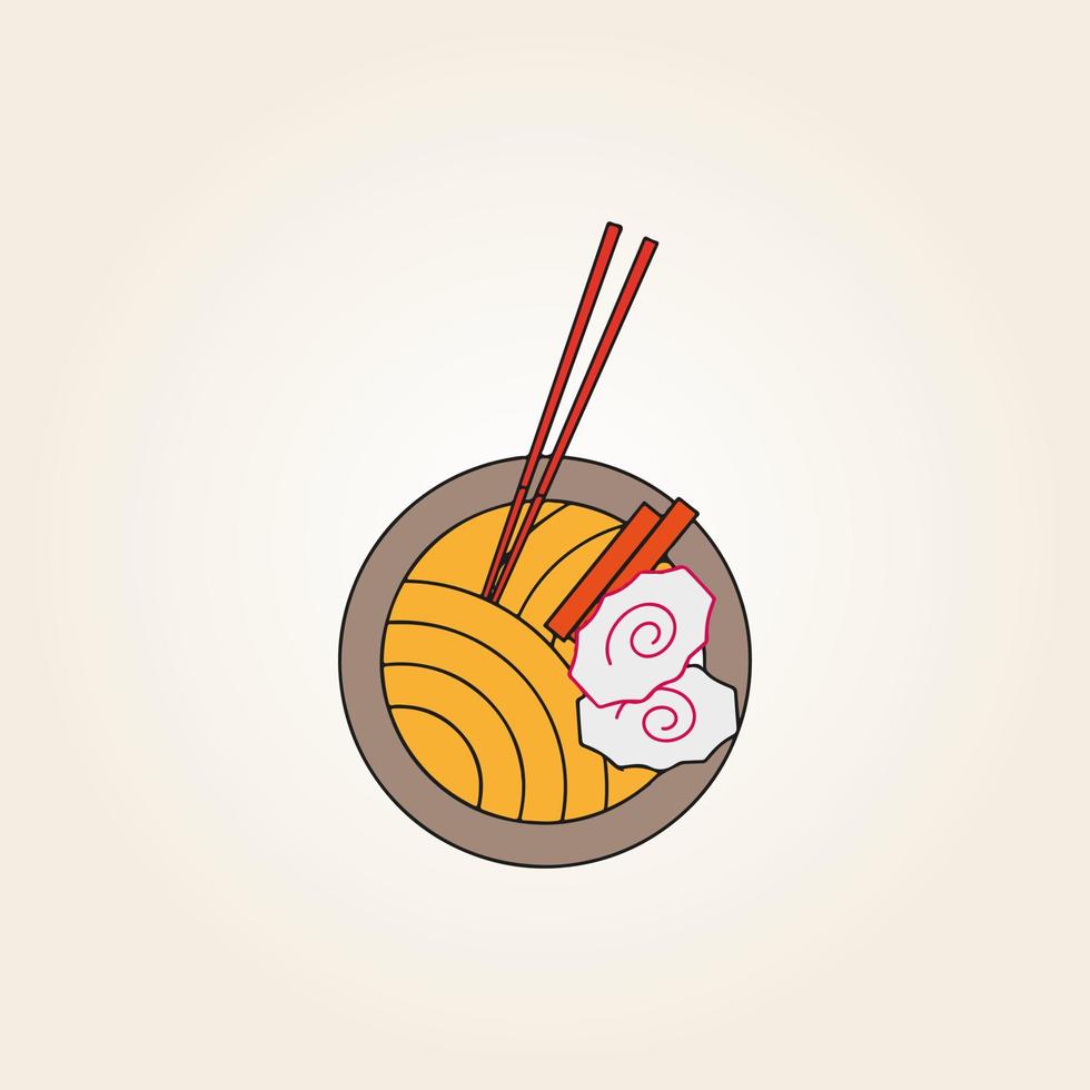 Food plate traditional dish vector design