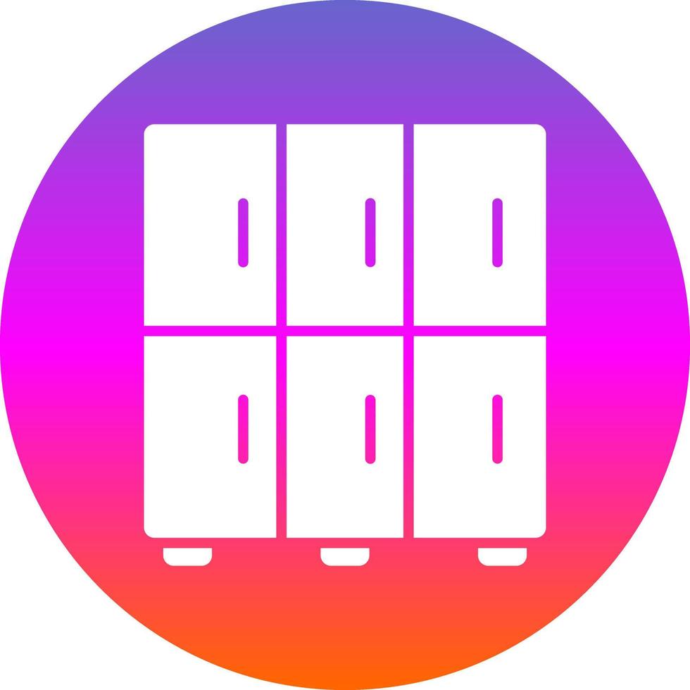 Locker Vector Icon Design