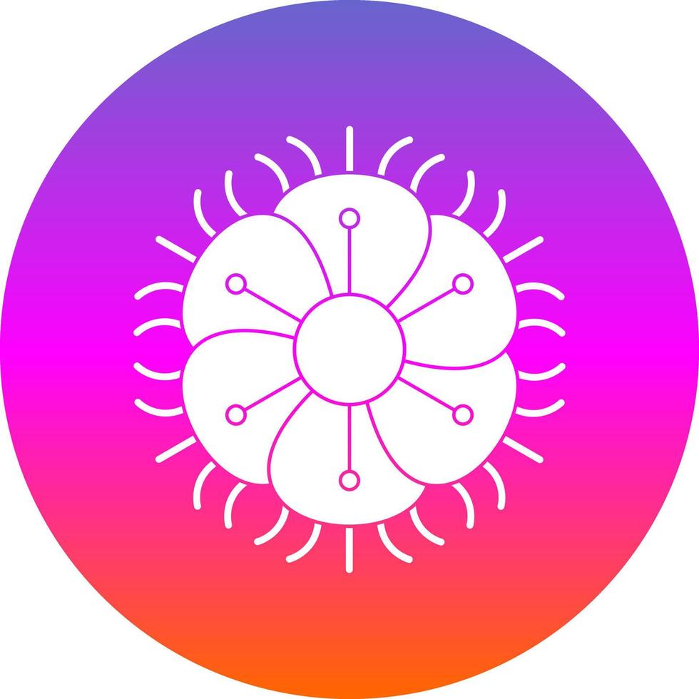 Fringed Dianthus Vector Icon Design