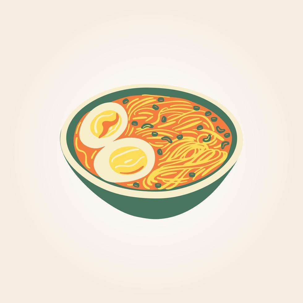 Food plate traditional dish vector design