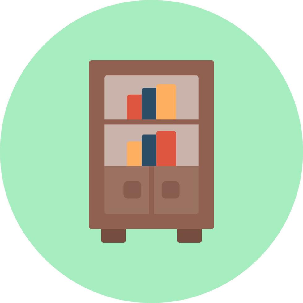 Bookcase Vector Icon