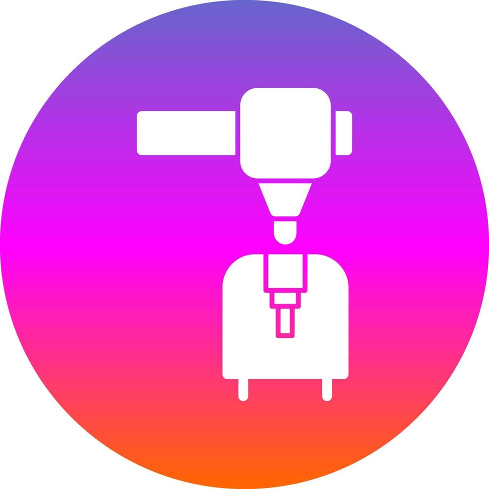 3d Printer Vector Icon Design