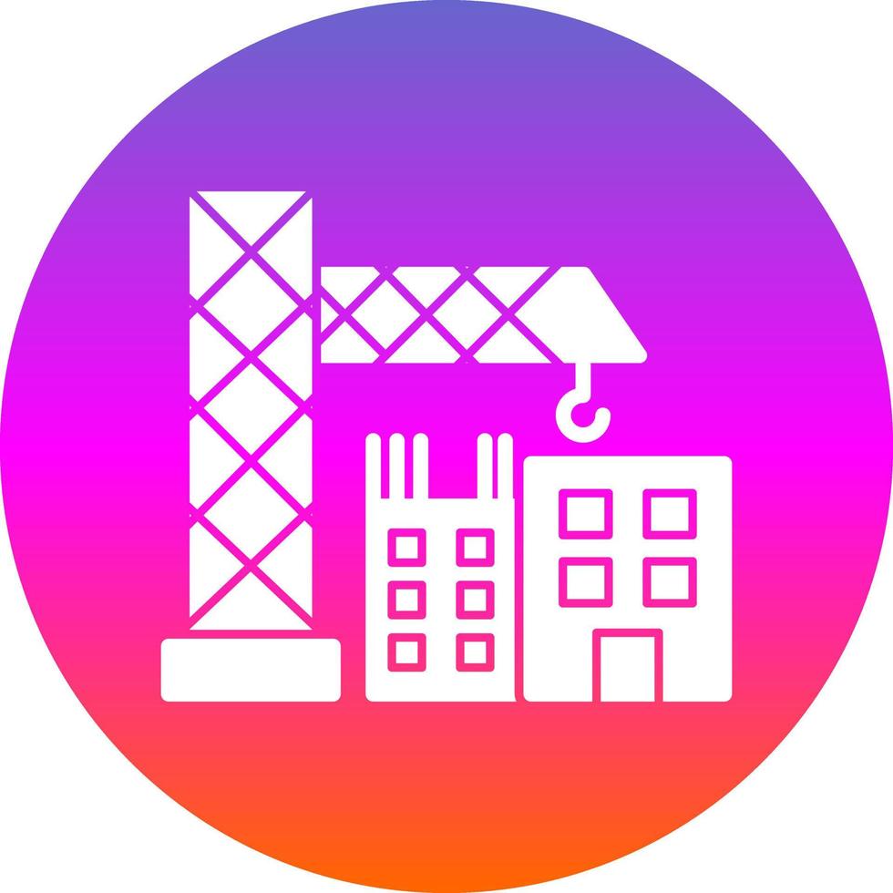 diseño de icono de vector de sitio de construcción