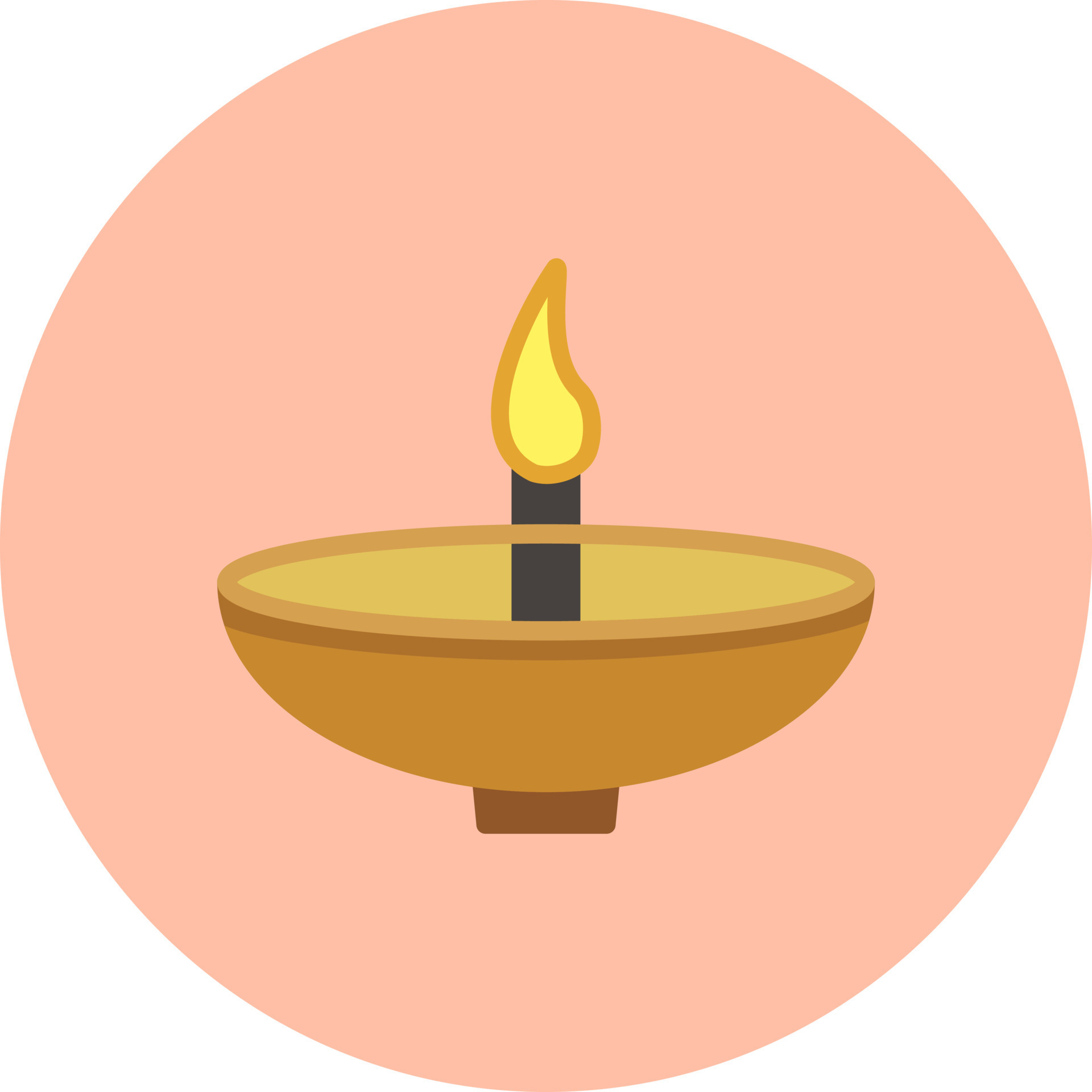 Oil Lamp Vector Icon 16528378 Vector Art at Vecteezy