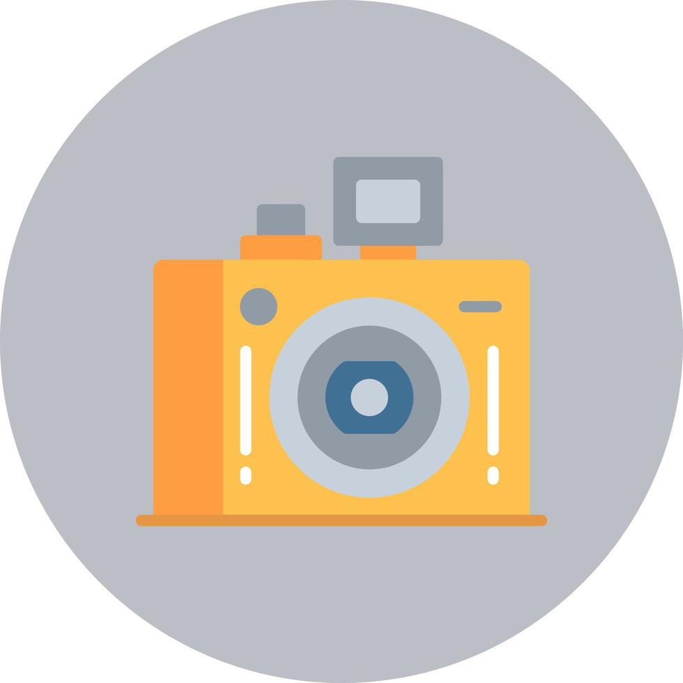 Compact Camera Vector Icon