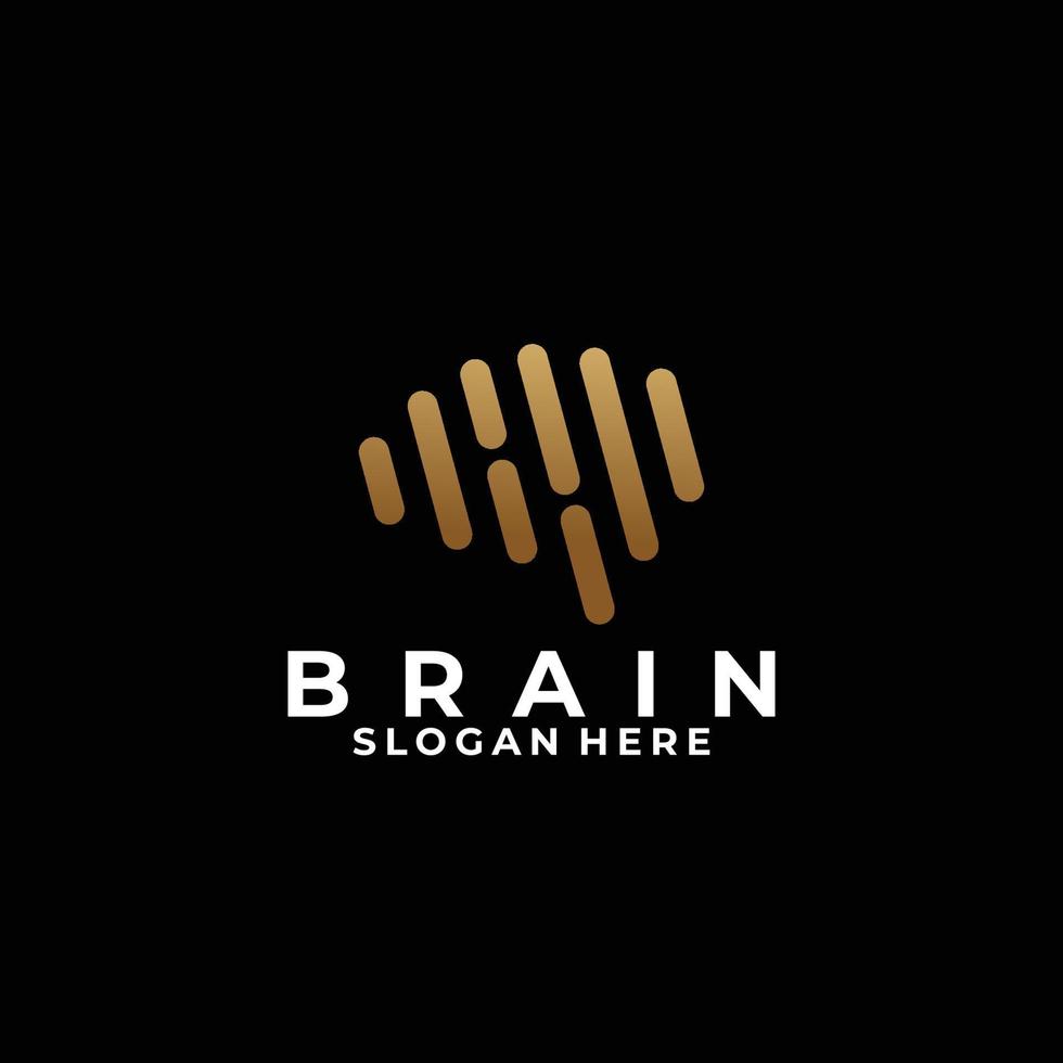 brain idea logo icon vector isolated