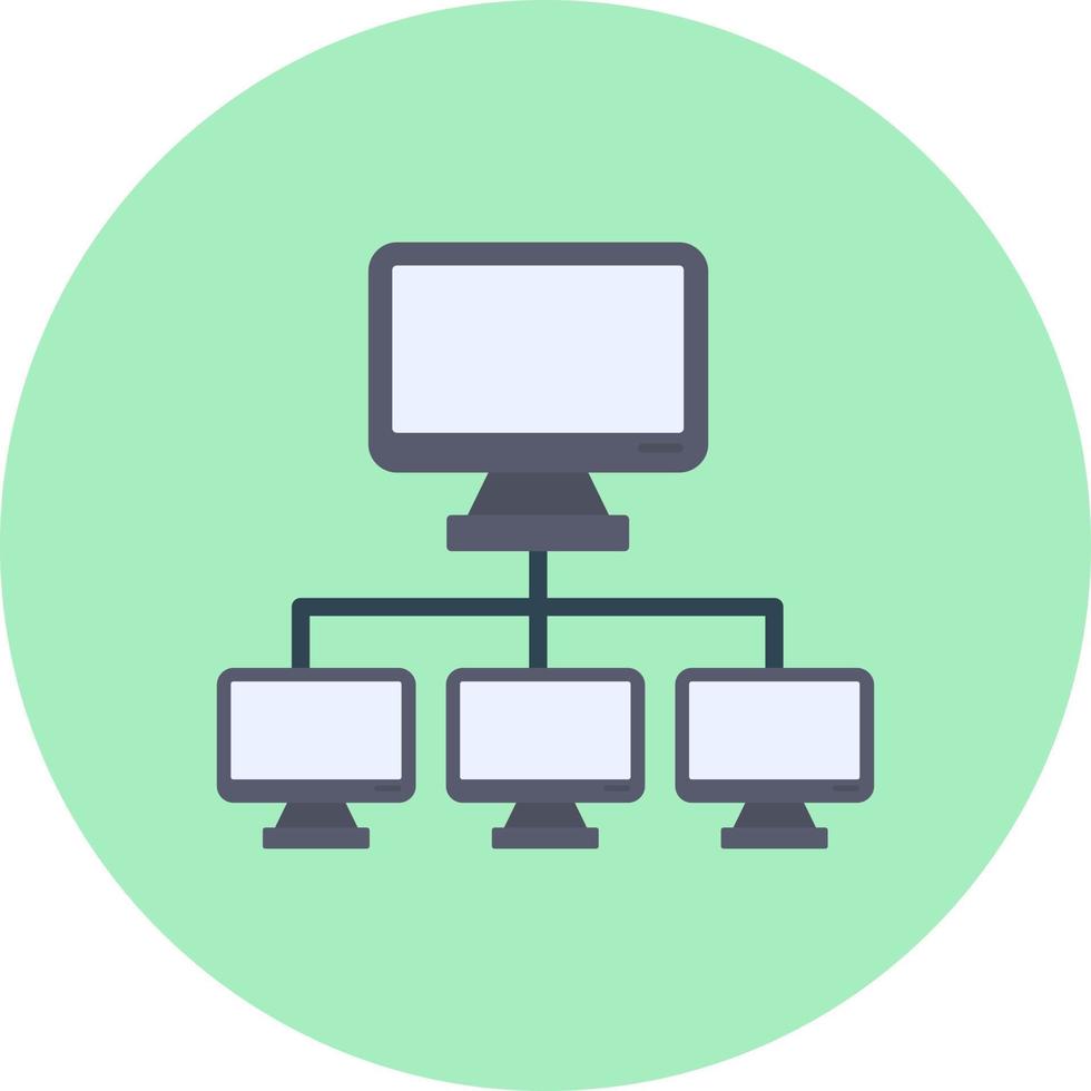 Computer Networking Vector Icon