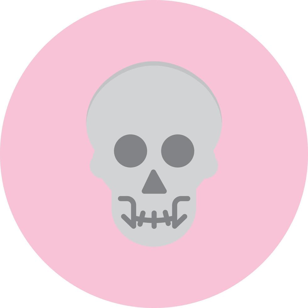 icono de vector de calavera