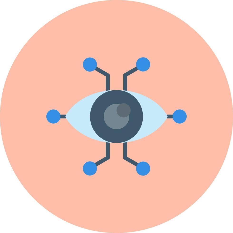Cyber Eye Vector Icon