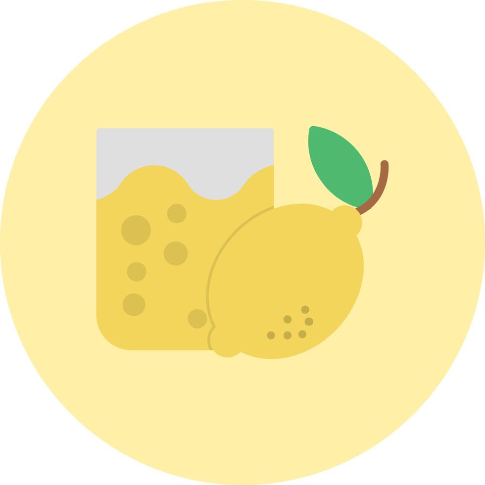 Lemon Juice Vector Icon
