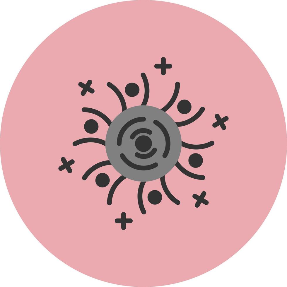 Black Hole Vector Icon