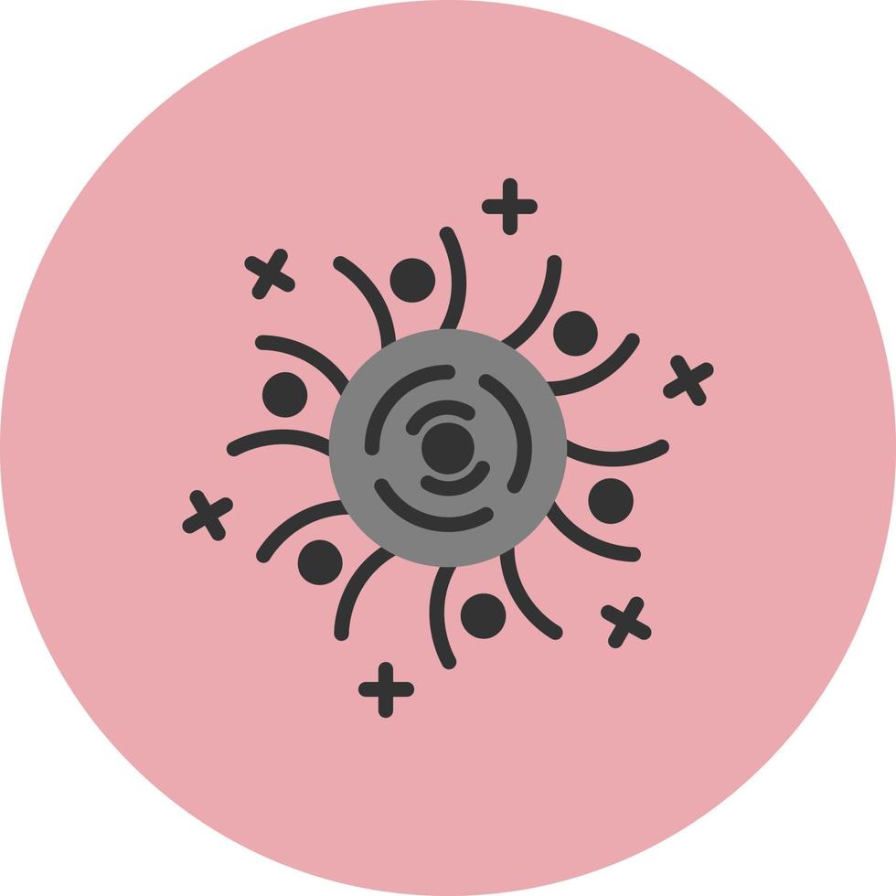 Black Hole Vector Icon