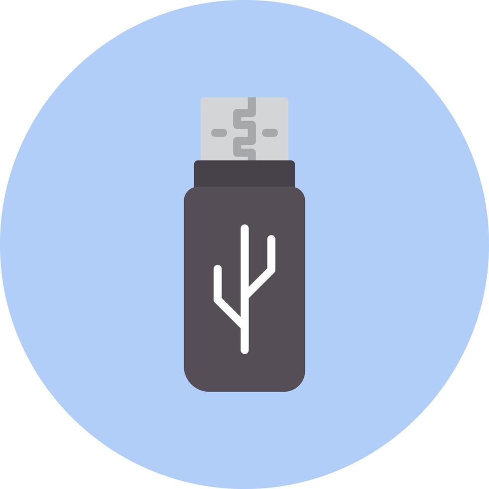 Flash Drive Usb Vector Icon