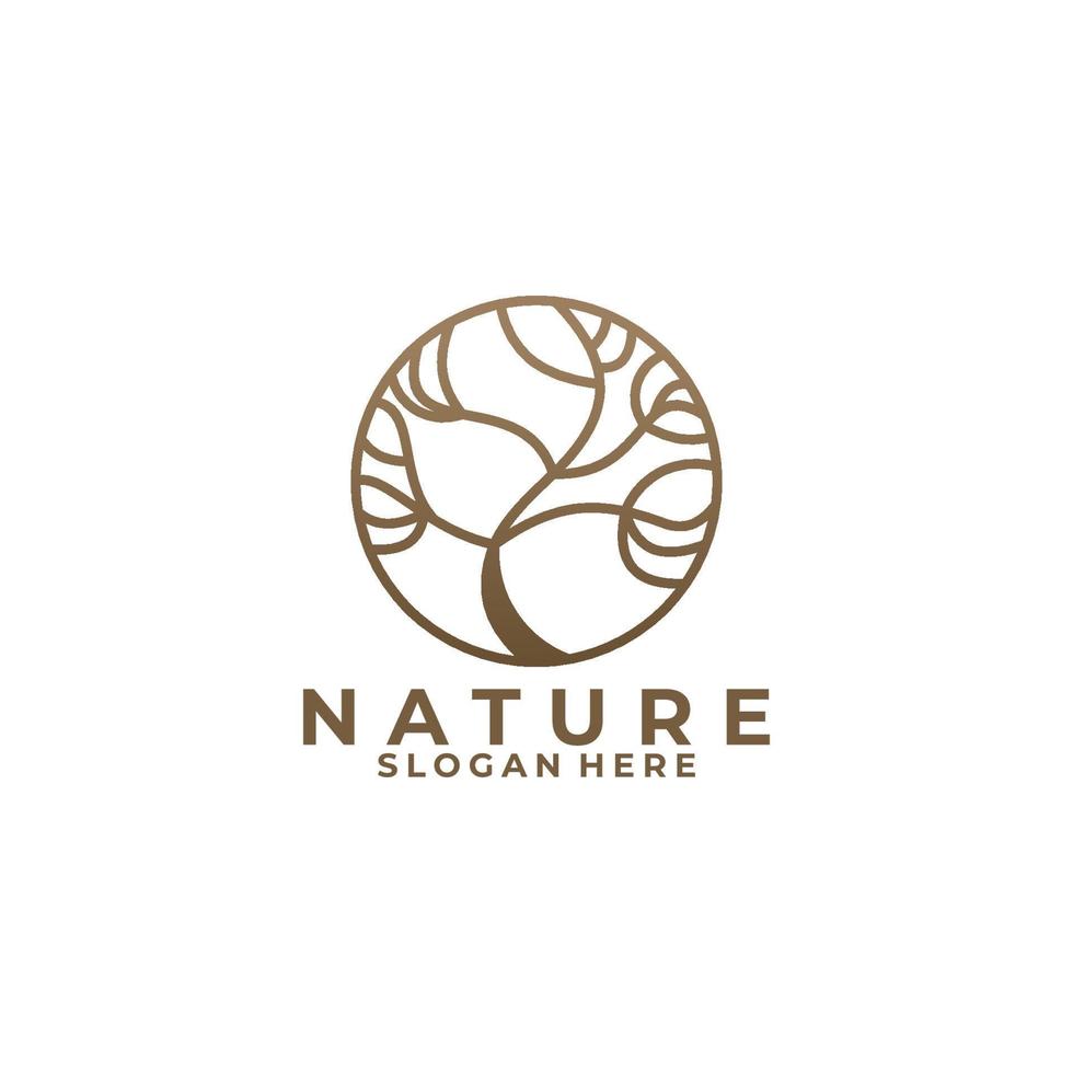 tree logo icon vector isolated