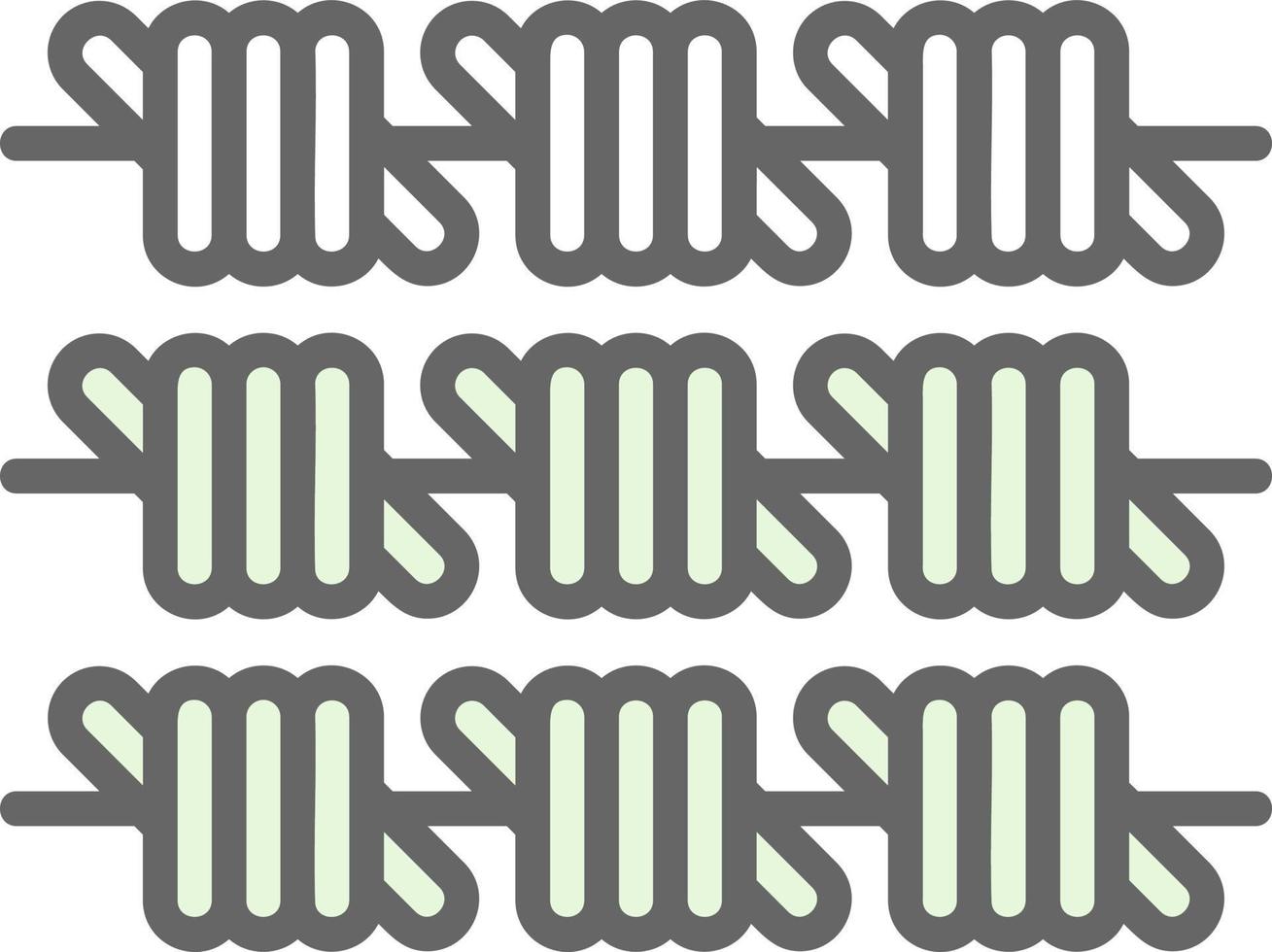 Barbed Wire Vector Icon Design