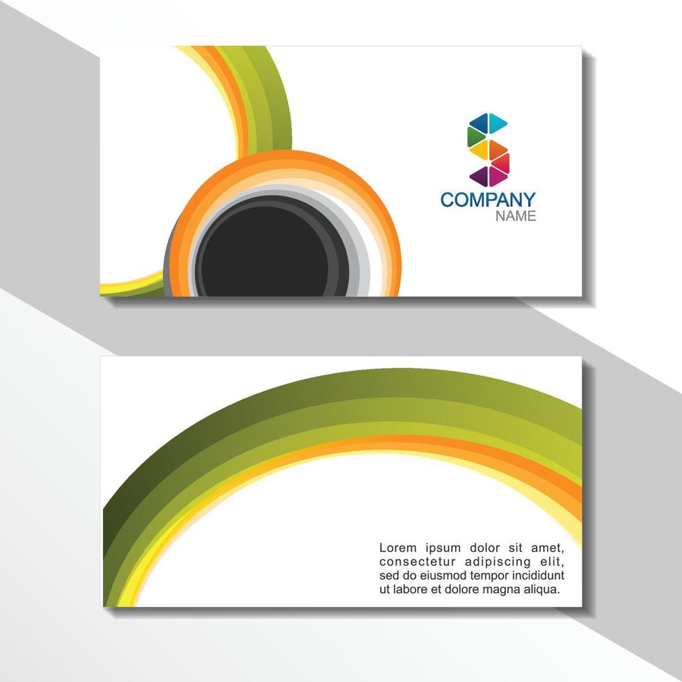 modern creative business card and name card,horizontal simple clean template vector design