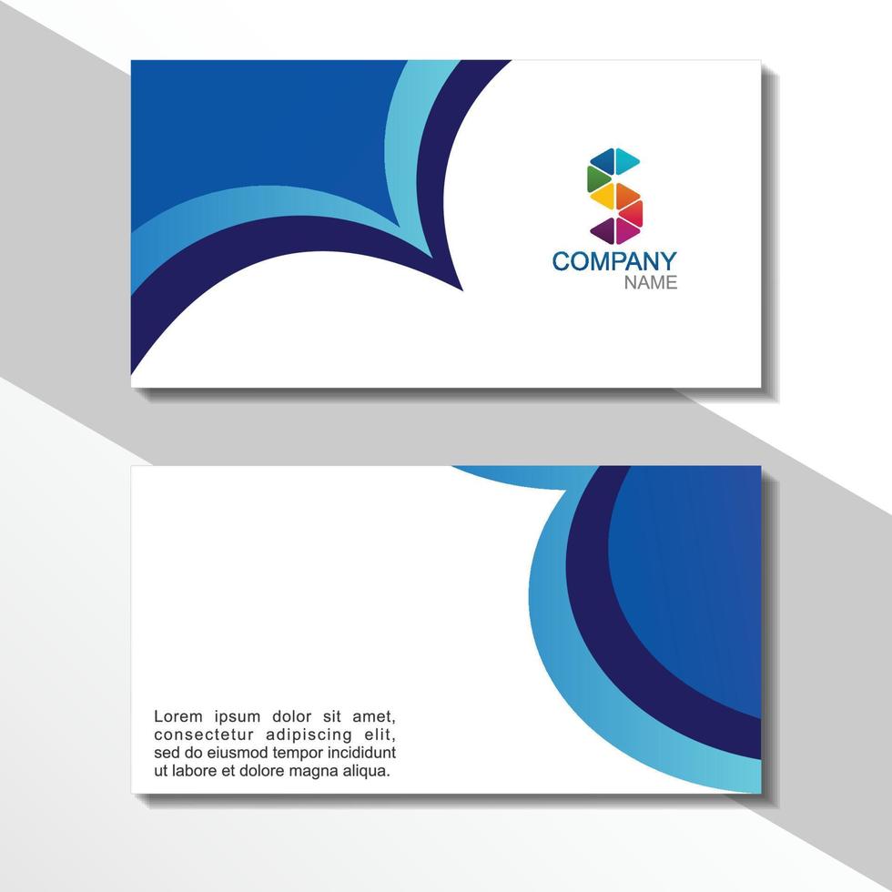 creative business card template. vector