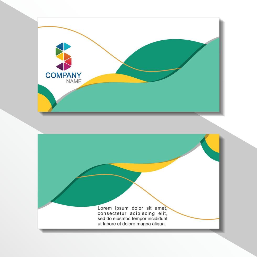 modern creative business card and name card,horizontal simple clean template vector design