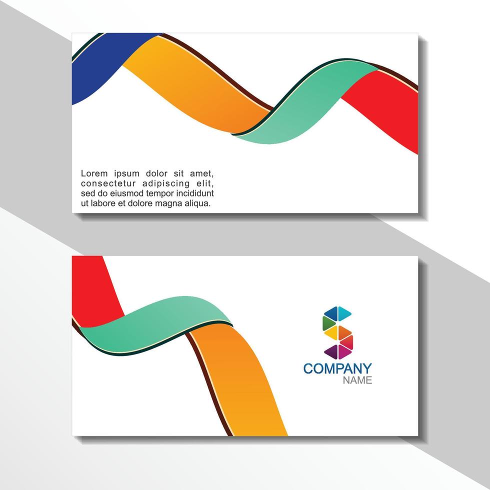 logotipo de vector de lujo con plantilla de tarjeta de visita