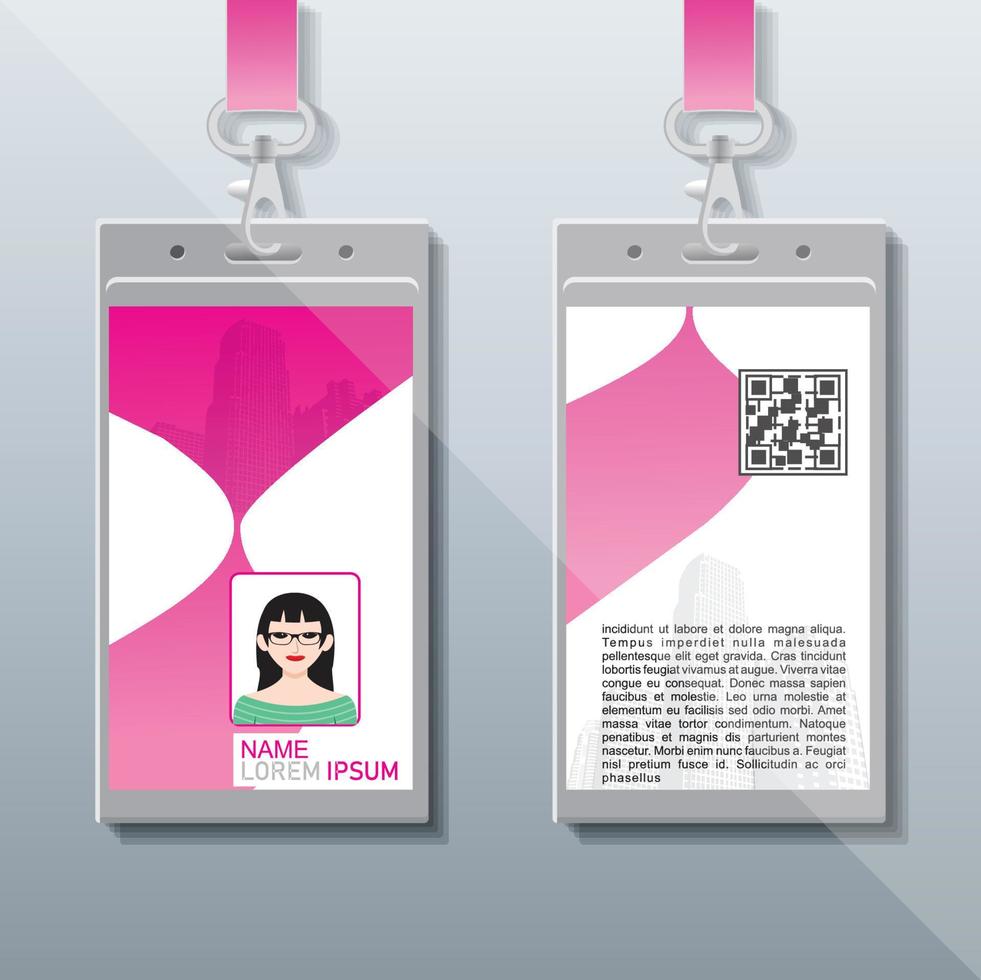 Company Identity Card Design vector