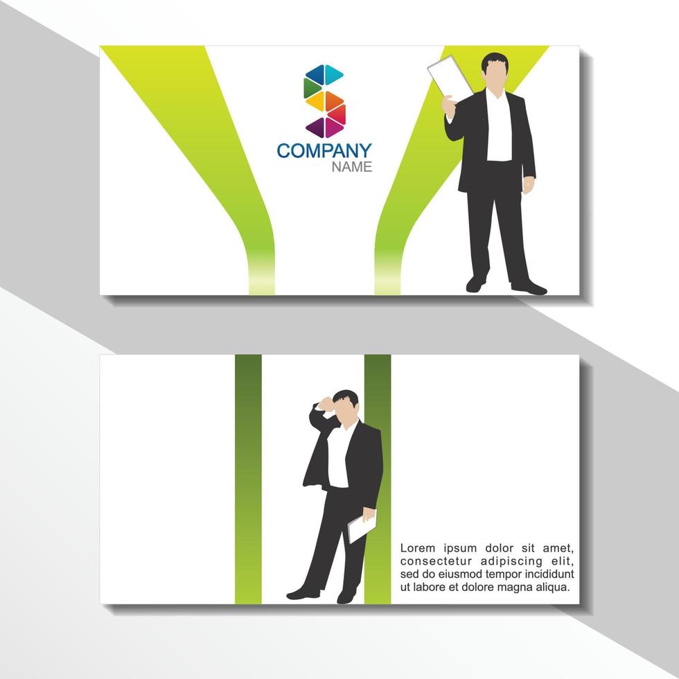 modern creative business card and name card,horizontal simple clean template vector design