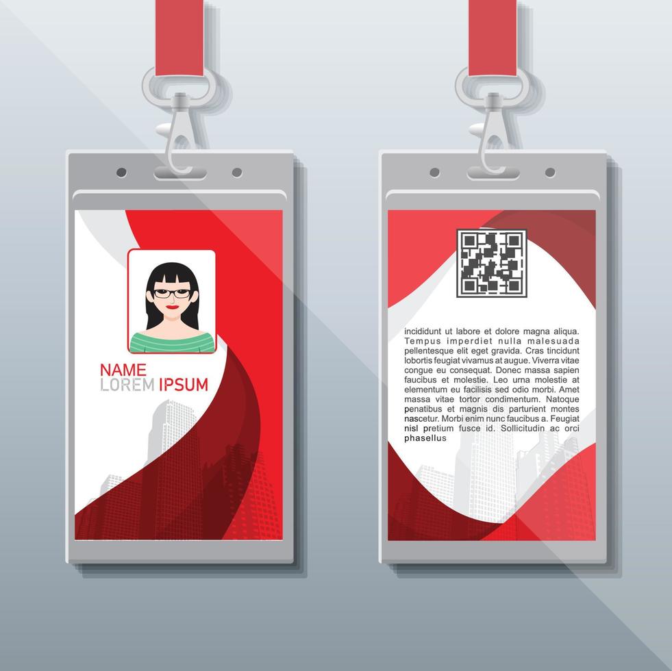 Company Identity Card Design vector