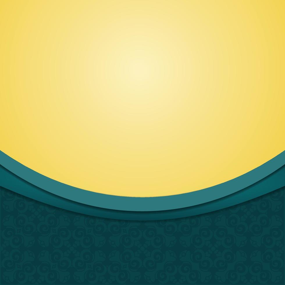 Islamic book cover, arabic background vector