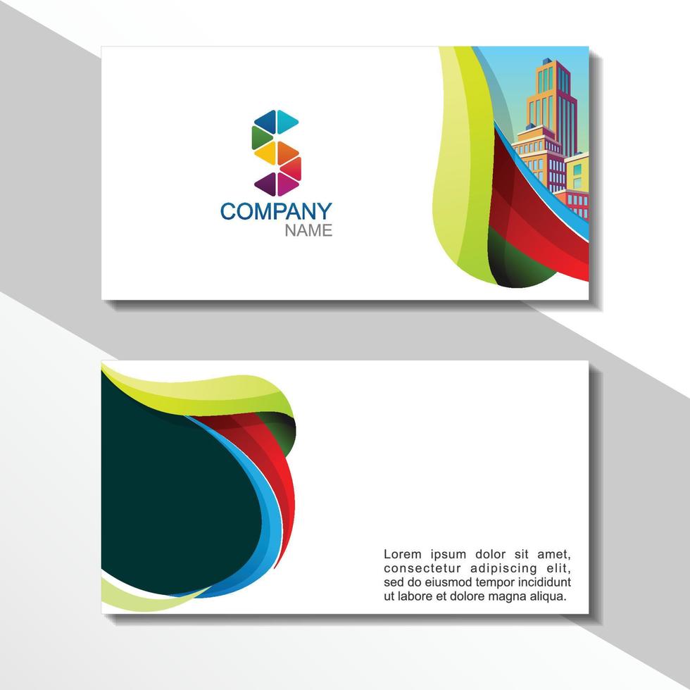 creative business card template. vector