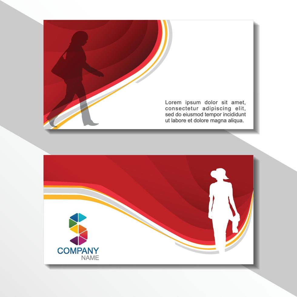 diseño de vector de tarjeta de visita creativa
