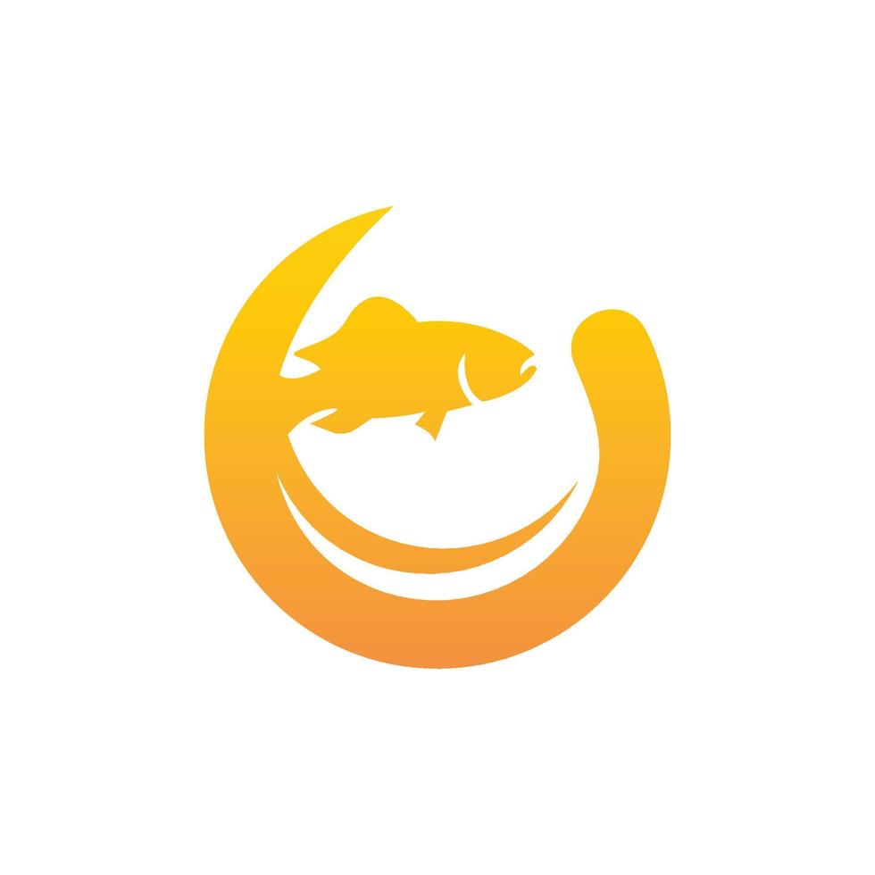 Fish Oil Logo Vector Illustration Template