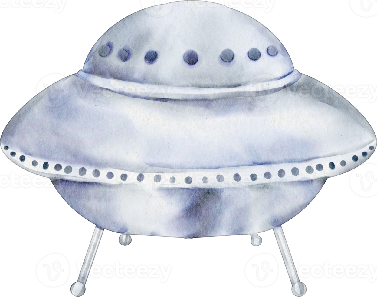 aquarelle ufo clip art élément espace png