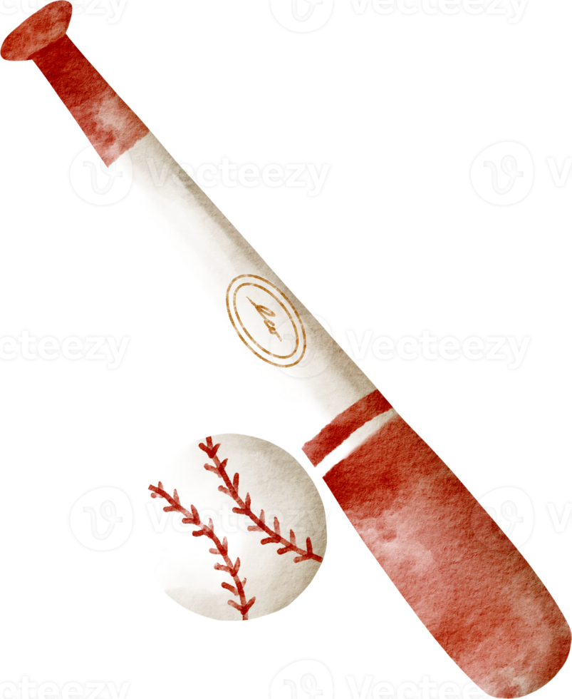 sport de baseball aquarelle png