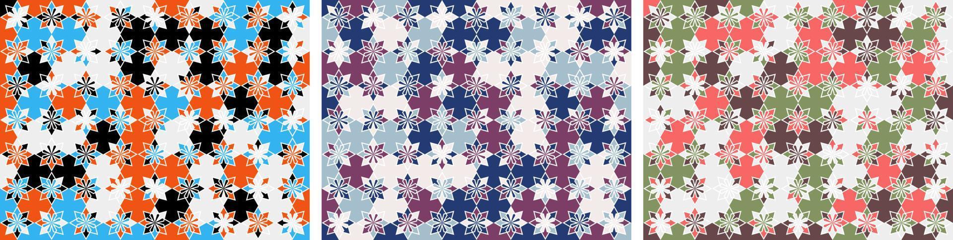 diseño de patrón abstracto. vector de diseño de fondo. patrón moderno de textiles y telas. hermoso patrón de azulejos.