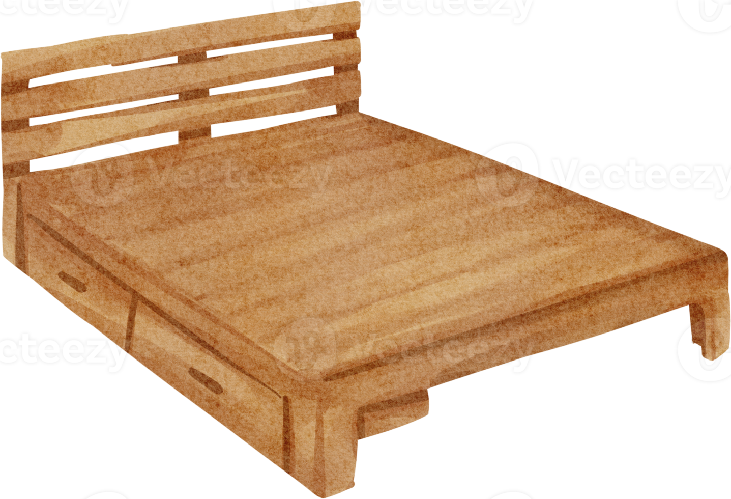 waterverf bed klem kunst png